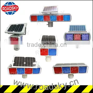Double Side Solar Led Traffic Flashing Warning Light thumbnail-1