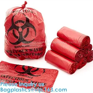 BIOHAZARD AUTOCLAVABLE,ASBESTOS, MEDICAL WASTE DISPOSAL SACKS, PATIENT BELONGING,SPECIMEN SAMPLING BAG thumbnail-2