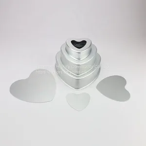 Non Stick Aluminum Heart Shape Cake Pans Removable Bottom Cake Baking Mold Pan thumbnail-4