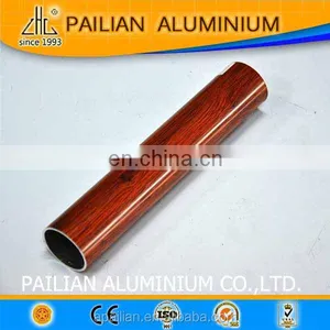Wood Grain Timber Like Water Proof Eco Friendly Products Garden Use Outdoor Aluminium Fence thumbnail-3