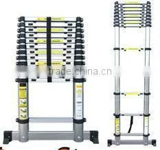 3.2M EXTENDABLE 10 STEP TELESCOPIC LADDER MULTI PURPOSE EXTENSION ALUMINIUM thumbnail-1