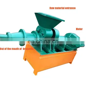 Cooking Food Sawdust Peanut Shell Husk Coconut Shell Coal/Charcoal Dust Power Screw Press Briquette Pellet Machine Manufacturers thumbnail-2