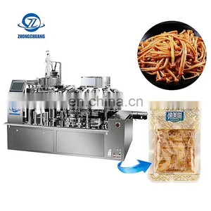 Plastic Bag Dried Fruit Cashew Fish Sealer Mask Nitrogen Automatic Thermoforming Vacuum Chicken Meat Packaging Machine for Food thumbnail-3