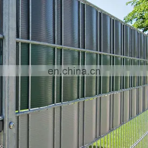 Custom PVC Zaun Streifen Hart Fence Privacy Protection Hard Pvc Strip Screen Fence 19cm*252cm,1450gsm thumbnail-2
