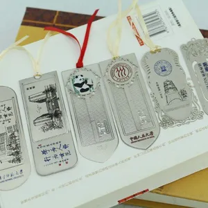 Custom Bookmarks For Metal Crafts Books Die Casting Gold Plated Metal Book Marks Bookmark thumbnail-3