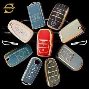 Innofit Tpu Car Key Cover Fob Case Factory For Toyota Renault Volkswagen Mazda Ford Hyundai Honda Kia Chevrolet Auto Accessories thumbnail-1
