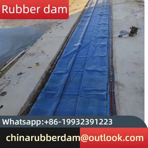 Whole Slope Inflatable Flood Control Dam Spot Mobile Irrigation Rubber Rolling Dam thumbnail-3