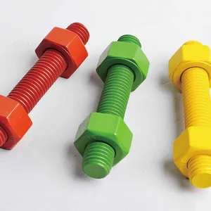 A193 B7,B7M,A320 L7 Thread Rod,stud Bolts With A194 2H Nuts thumbnail-4