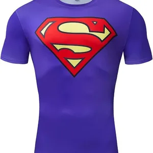 Wholesale Superman Classic Logo T Shirt and Stickers,free Sample Offer thumbnail-1