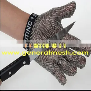 Stainless Steel Ring Mesh Gloves for Cutting Resistance ,304,316 | Generalmesh thumbnail-1