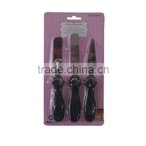 3pc Cake Spatula Knife Cream Scraper Smoother thumbnail-1