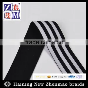 White and Black Striped Elastic Flip Belt Exercise Band thumbnail-3