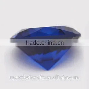 Round Brilliant Cut Blue Synthetic SpineI Gemstones thumbnail-2