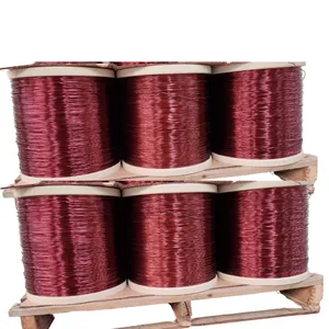 1.00-5.00mm Polyamide Compound 220 130 Class Polyester Enameled Round Aluminum Wire Copper Wire for Motor Transformer Flat Wire thumbnail-1
