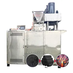 Hydraulic Smokeless Charcoal Forming Machine Smokeless Barbecue Charcoal Mixing Feeding and Shaping Complete Set of Equipment EPC thumbnail-1
