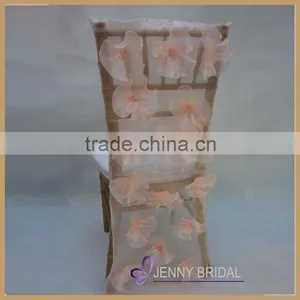 C002A JennyBridal Custom Chair Cover With Crochet Flower thumbnail-3