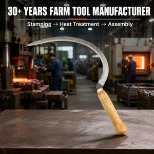 Sugarcane Harvesting Sickle Curved Steel Blade Cutting Tool For Sugar Cane Crop Collection Farm Worker Hand Use Daily Outdoors thumbnail-2