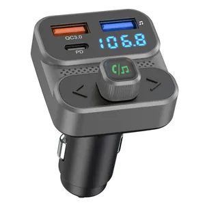 OEMBC95 New Product QC18W and PD18W Bluetooth Car Charger And BT FM Transmitter With U-Disk 95 thumbnail-5