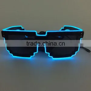 EL Wire Mosaic Sunglasses thumbnail-1