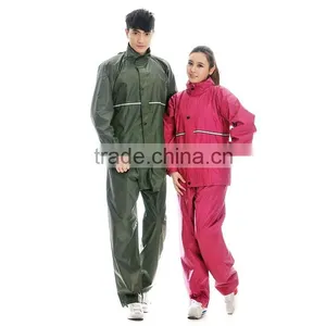 Motorcycle Riding Raincoat Reflective Jacket thumbnail-2