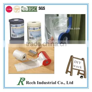 High Quality Reflective Plastic Film With Masking Tape thumbnail-2