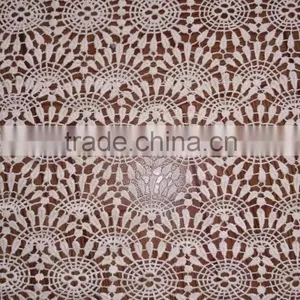 2016 Lace With Flower for Garment Accessory / Cotton Embroidery Water Soluble Full Lace Fabric thumbnail-5