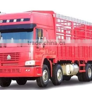 Howo 8*4 Cargo Wagone Lorry Van Truck Eruo 2 Made in China thumbnail-1