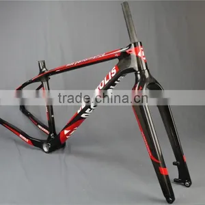 26er Mtb Bike Carbon Frame Chinese Factory Carbon Fiber Fatbike Frame 650C Sonw Bike Carbon Frame thumbnail-2