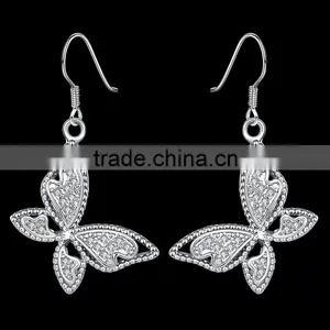 2015 Latest Buttery Indian Gold Plated Fashion Earring Designs for Young Girls thumbnail-3