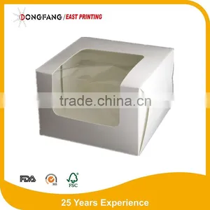 Custom LOGO Pintingpaper Cupcake Packaging Box Cheap Paper Cake Box thumbnail-6