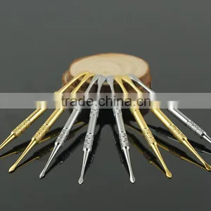 Wholesale With Non Stick Silicone Tip Stainless Steel Bho Oil Wax Custom Dab Tool thumbnail-2