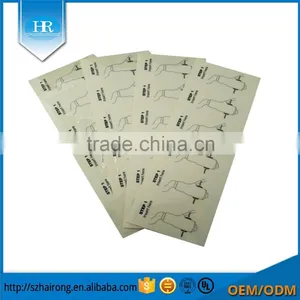 High Quality Strong Adhesive Transparent Vinyl Sticker With Film Cover thumbnail-1