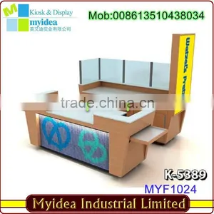 Professional Customized Wooden Food Bar Counter Design thumbnail-1