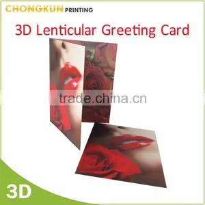 Professional Manufacturer Custom Printing 3D Lenticular Greeting Card 3D Birthday Greeting Card thumbnail-1