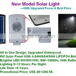 All in One Integrated Rustproof Solar Led Garden & Street Light . thumbnail-2