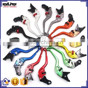 BJ-LS-010 For Yamaha YZF R25 2014-2015 Aftermarket CNC Aluminum Short Sportbike Adjustable Clutch Brake Lever thumbnail-1