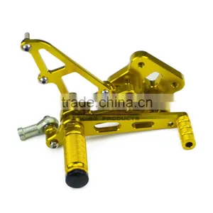 ARS-K6 Customized CNC Aluminium Racing Footrest Peg Motorcycle for Suzuki GSXR 600/750 06-09 thumbnail-5