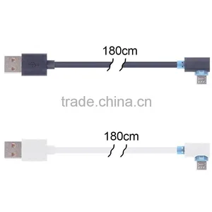 USB 2.0 A Male to Right 90 Degree Angle Micro B USB Cable thumbnail-4