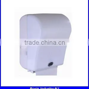 Wall Mounting Plastic White Automatic Paper Dispenser, Electric Toilet Paper Dispenser thumbnail-1