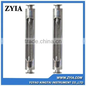LZB-WA30S Stainless Steel Glass Tube Chemical Flow Meter Rotameter thumbnail-1