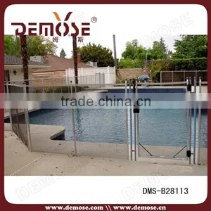 Above Ground Swimming Pools Rail System With Clamps Glass thumbnail-1