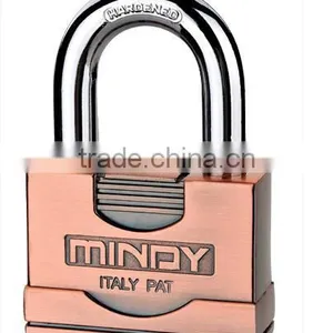 Top Security Zinc Alloy Square Type Vane Padlock thumbnail-1