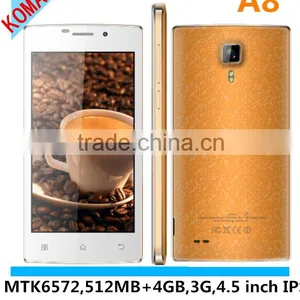 KOMAY Cheap Price 3G Dual Core Smart Phone A8 With 512mb+4gb Android 4.4.3 os Phone A8 thumbnail-1
