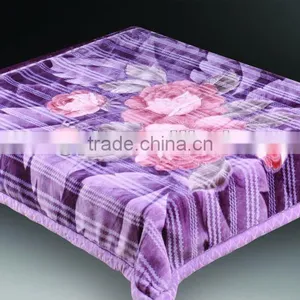 100% Polyester Super Soft Printed Interwaving Mink Blanket thumbnail-1