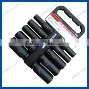 1/2" Dr.10pcs Impact Socket Set CRMO Steel thumbnail-1
