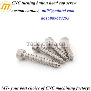 Factory Custom CNC Turning Precision Pan/ Mushroom Head Screw thumbnail-1