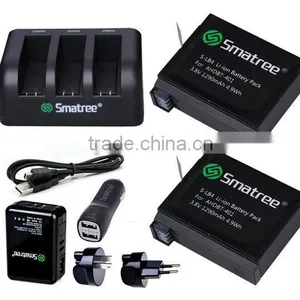 Smatree Gopros he Ro4 Battery Factory Price New Product Gopros he ro 4 Battery thumbnail-1
