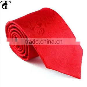 Fashion Printing Design Weddiing Tie Red Party Necktie for Mens thumbnail-2