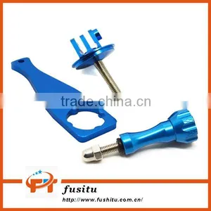Aluminum Alloy Bicycle Headset Mount Adapter With Screw & Wrench Spanner For GoPro Hero 4/3+/3/2 thumbnail-2