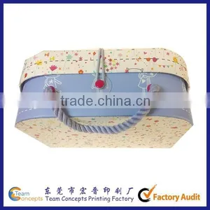 Chinese Cardboard Suitcase Luggage Box for Gift/puzzle Packaging thumbnail-3
